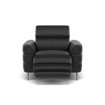 Hoy Recliner Armchair - Chair W/ Power Recliner W/ Manual Headrest Cat NL/O - Power with Manual Headrest Sterling Home 6 NL5109 New York Midnight