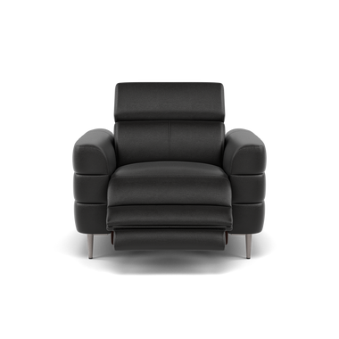 Hoy Recliner Armchair - Chair W/ Power Recliner W/ Manual Headrest Cat NL/O - Power with Manual Headrest Sterling Home 6 NL5109 New York Midnight