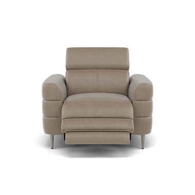 Hoy Recliner Armchair - Chair W/ Power Recliner W/ Manual Headrest Cat NL/O - Power with Manual Headrest Sterling Home 9 O7023 Oslo Elephant Grey