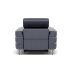 Hoy Recliner Armchair - Chair W/ Power Recliner W/ Manual Headrest Cat NL/O - Power with Manual Headrest — NL5100 New York Dark Blue, gallery image 2
