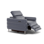 Hoy Recliner Armchair - Chair W/ Power Recliner W/ Manual Headrest Cat NL/O - Power with Manual Headrest — NL5100 New York Dark Blue, gallery image 1