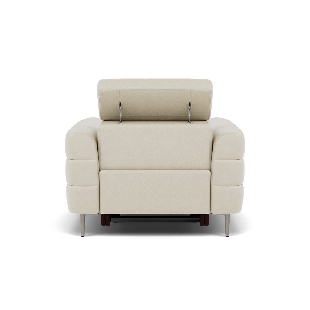 Hoy Recliner Armchair - Chair W/ Power Recliner W/ Manual Headrest Cat NL/O - Power with Manual Headrest — O7015 Oslo Light Grey, gallery image 2