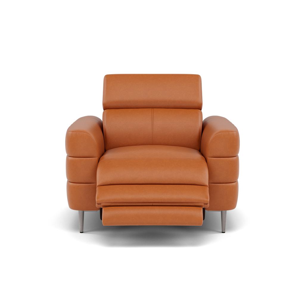 Hoy Recliner Armchair - Chair W/ Power Recliner W/ Manual Headrest Cat NL/O - Power with Manual Headrest Sterling Home 12 O7303 Orlando Meerkat
