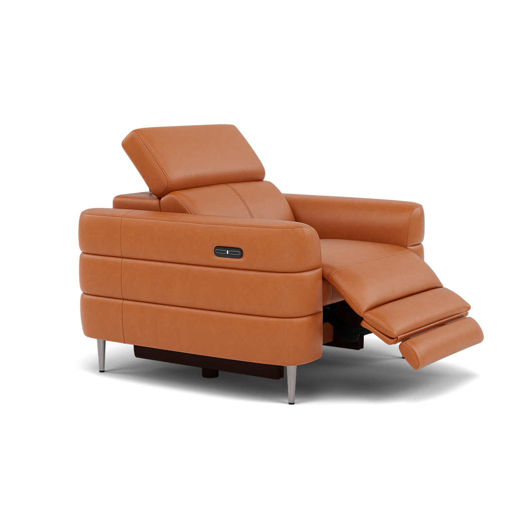 Hoy Recliner Armchair - Chair W/ Power Recliner W/ Manual Headrest Cat NL/O - Power with Manual Headrest — O7303 Orlando Meerkat, gallery image 1