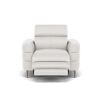 Hoy Recliner Armchair - Chair W/ Power Recliner W/ Manual Headrest Cat NL/O - Power with Manual Headrest Sterling Home 11 O7304 Orlando Quiet Grey