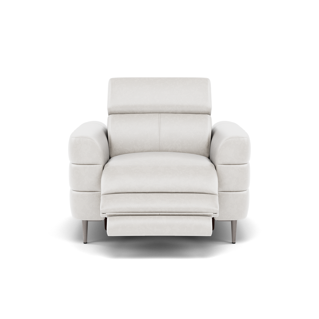 Hoy Recliner Armchair - Chair W/ Power Recliner W/ Manual Headrest Cat NL/O - Power with Manual Headrest Sterling Home 11 O7304 Orlando Quiet Grey