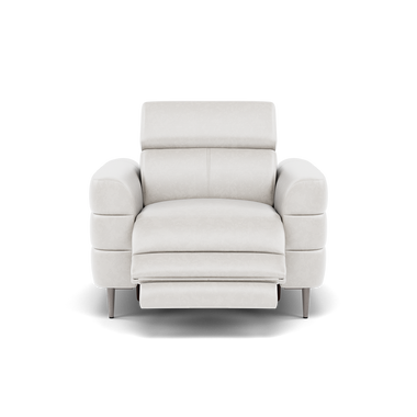 Hoy Recliner Armchair - Chair W/ Power Recliner W/ Manual Headrest Cat NL/O - Power with Manual Headrest Sterling Home 11 O7304 Orlando Quiet Grey