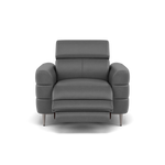 Hoy Recliner Armchair - Chair W/ Power Recliner W/ Manual Headrest Cat NL/O - Power with Manual Headrest Sterling Home 10 O7300 Orlando Dark Grey
