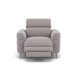 Hoy Recliner Armchair - Chair W/ Power Recliner W/ Manual Headrest Fabric - Power with Manual Headrest Armchairs Sterling Home 9 KB-1291-UK Amigo Granite