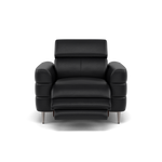 Hoy Recliner Armchair - Chair W/ Power Recliner W/ Power Headrest Cat M - Power with Power Headrest & USB Sterling Home 6 M5657 Melbourne Black