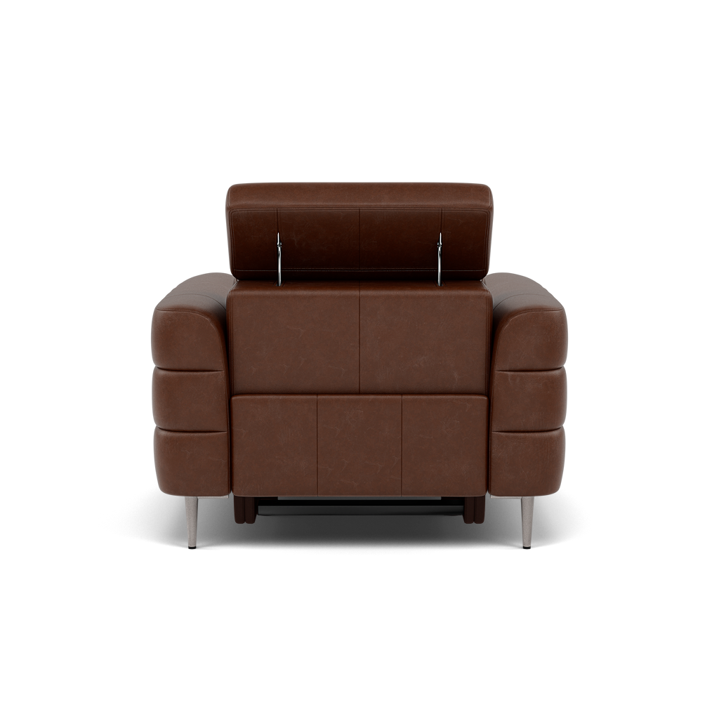 Hoy Recliner Armchair - Chair W/ Power Recliner W/ Power Headrest Cat M - Power with Power Headrest & USB — M1595 Monaco Coffee, gallery image 2
