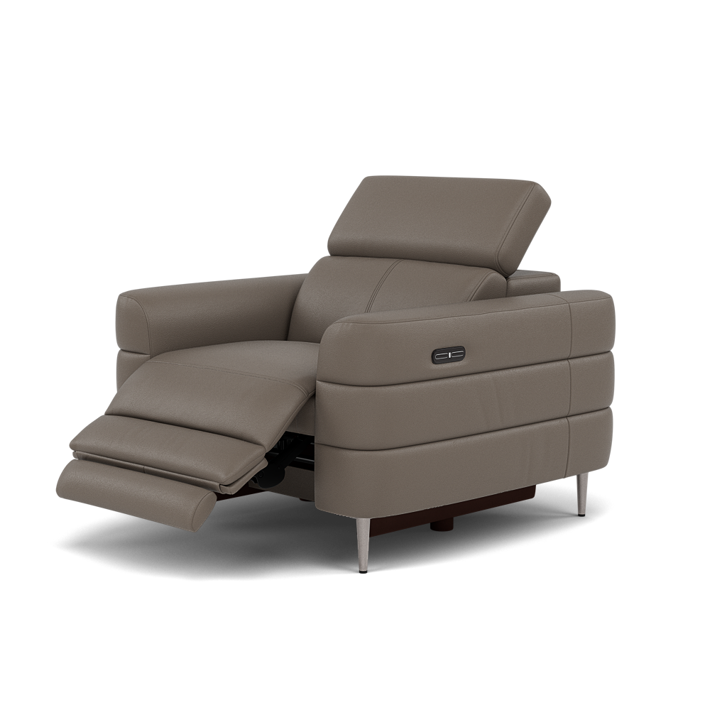 Hoy Recliner Armchair - Chair W/ Power Recliner W/ Power Headrest Cat M - Power with Power Headrest & USB — M5655 Melbourne Dark Grey, gallery image 3