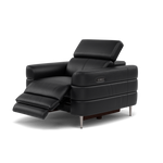 Hoy Recliner Armchair - Chair W/ Power Recliner W/ Power Headrest Cat M - Power with Power Headrest & USB — M5657 Melbourne Black, gallery image 3