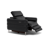 Hoy Recliner Armchair - Chair W/ Power Recliner W/ Power Headrest Cat M - Power with Power Headrest & USB — M5657 Melbourne Black, gallery image 1