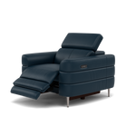 Hoy Recliner Armchair - Chair W/ Power Recliner W/ Power Headrest Cat M - Power with Power Headrest & USB — M5661 Melbourne Navy Blue, gallery image 3
