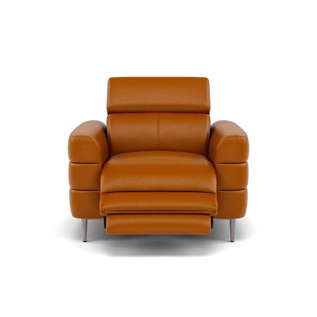 Hoy Recliner Armchair - Chair W/ Power Recliner W/ Power Headrest Cat M - Power with Power Headrest & USB Sterling Home 1 M5659 Melbourne Ochre