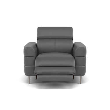 Hoy Recliner Armchair - Chair W/ Power Recliner W/ Power Headrest Cat NL/O - Power with Power Headrest & USB Sterling Home 10 O7300 Orlando Dark Grey