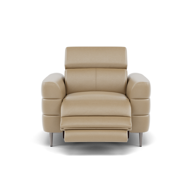 Hoy Recliner Armchair - Chair W/ Power Recliner W/ Power Headrest Cat NL/O - Power with Power Headrest & USB Sterling Home 5 NL5103 New York Sand