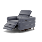 Hoy Recliner Armchair - Chair W/ Power Recliner W/ Power Headrest Cat NL/O - Power with Power Headrest & USB — NL5100 New York Dark Blue, gallery image 3