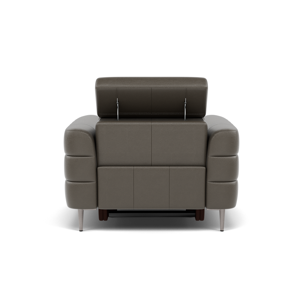Hoy Recliner Armchair - Chair W/ Power Recliner W/ Power Headrest Cat NL/O - Power with Power Headrest & USB — NL5101 New York Anthkacite Grey, gallery image 2