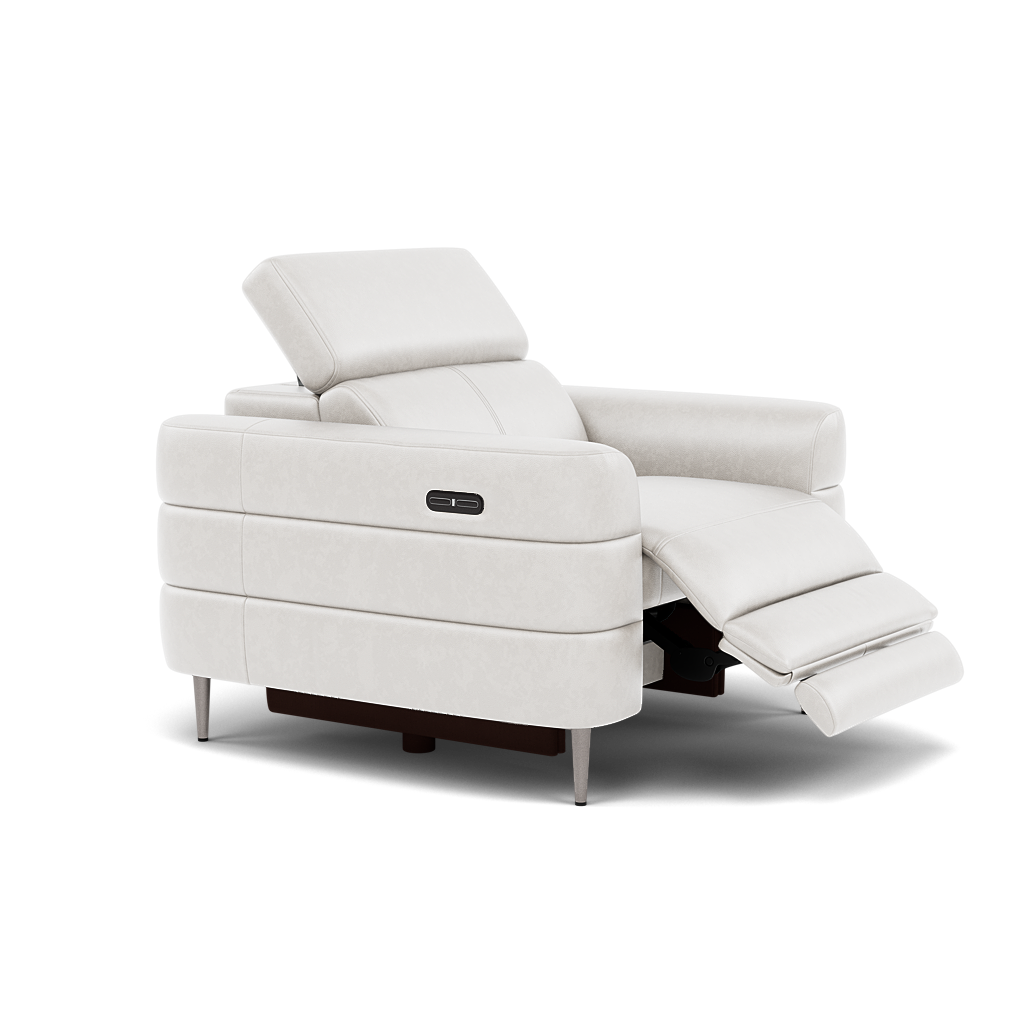 Hoy Recliner Armchair - Chair W/ Power Recliner W/ Power Headrest Cat NL/O - Power with Power Headrest & USB — O7304 Orlando Quiet Grey, gallery image 1