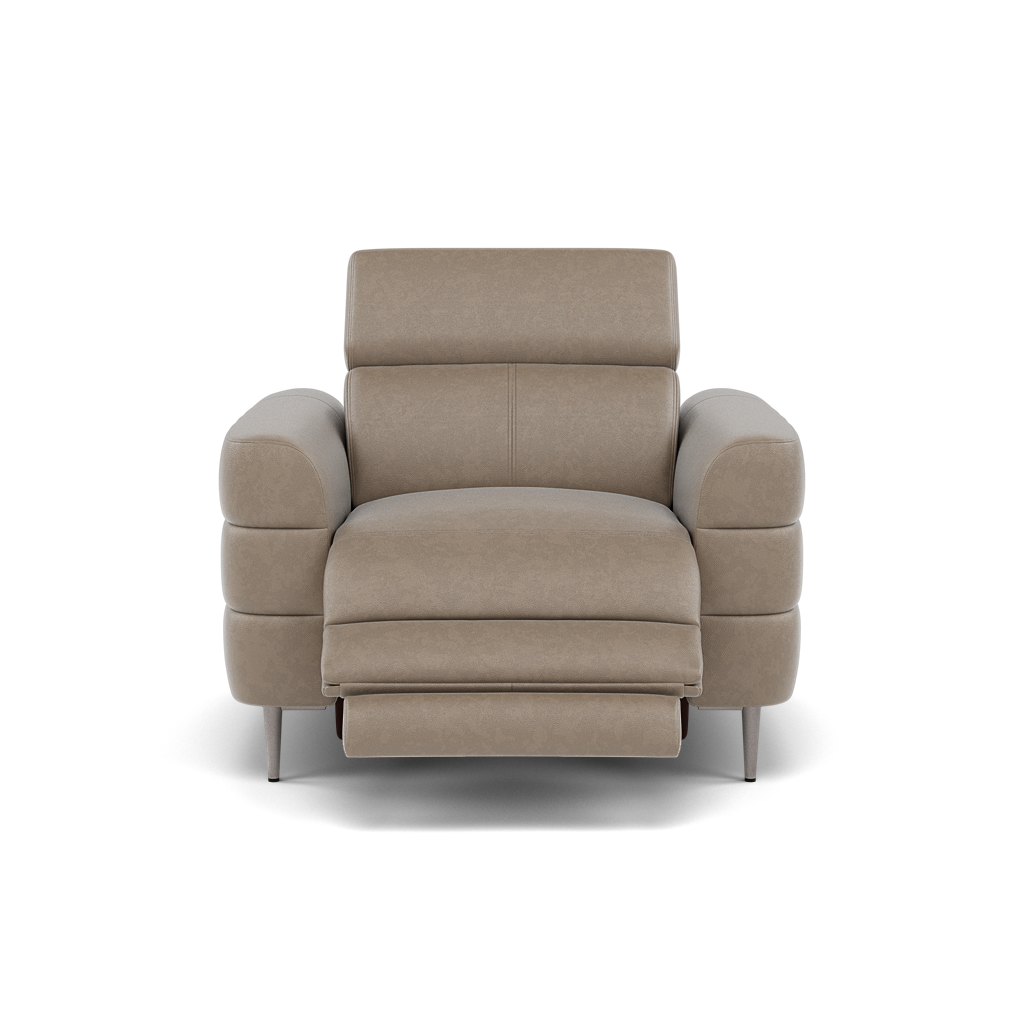 Hoy Recliner Armchair - Chair W/ Power Recliner W/ Power Headrest Cat NL/O - Power with Power Headrest & USB Sterling Home 9 O7023 Oslo Elephant Grey