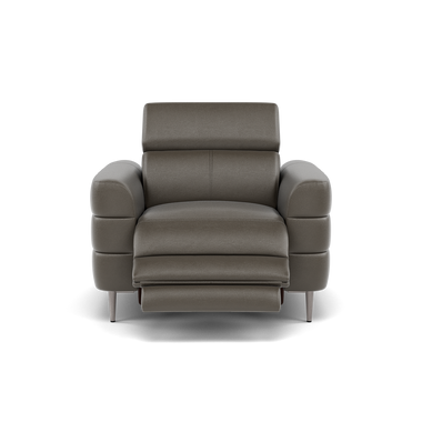 Hoy Recliner Armchair - Chair W/ Power Recliner W/ Power Headrest Cat NL/O - Power with Power Headrest & USB Sterling Home 3 NL5101 New York Anthkacite Grey