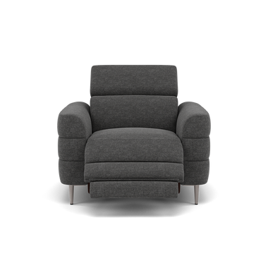 Hoy Recliner Armchair - Chair W/ Power Recliner W/ Power Headrest Fabric - Power with Power Headrest & USB Armchairs Sterling Home 4 KB-1281-UK Darwin Charcoal