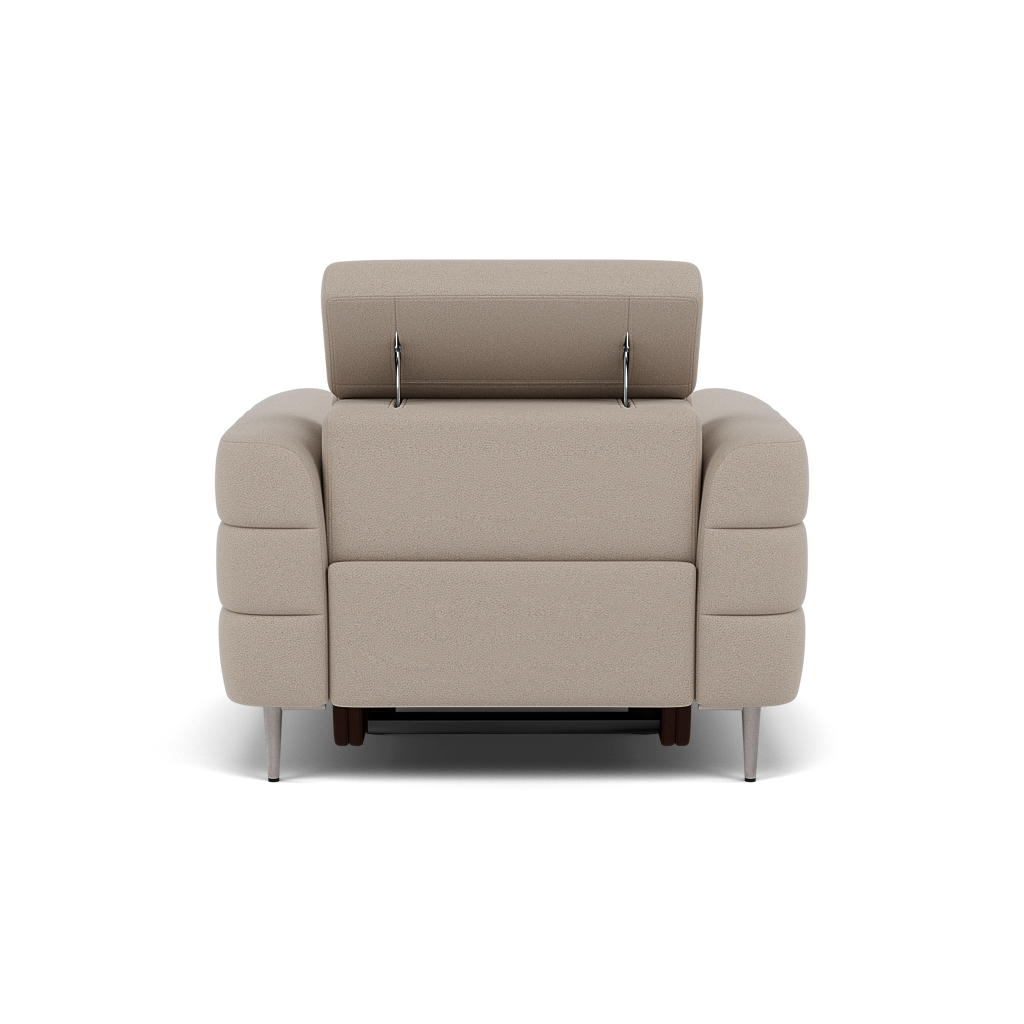 Hoy Recliner Armchair - Chair W/ Power Recliner W/ Power Headrest Fabric - Power with Power Headrest & USB — CU9101-5-UK Oxford Beige, gallery image 2