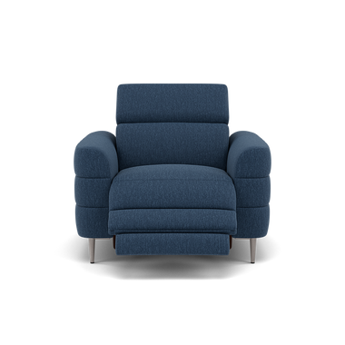 Hoy Recliner Armchair - Chair W/ Power Recliner W/ Power Headrest Fabric - Power with Power Headrest & USB Armchairs Sterling Home 5 KB-1290-UK Amigo Navy