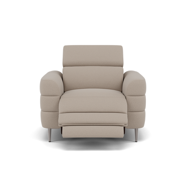 Hoy Recliner Armchair - Chair W/ Power Recliner W/ Power Headrest Fabric - Power with Power Headrest & USB Armchairs Sterling Home 7 CU9101-5-UK Oxford Beige