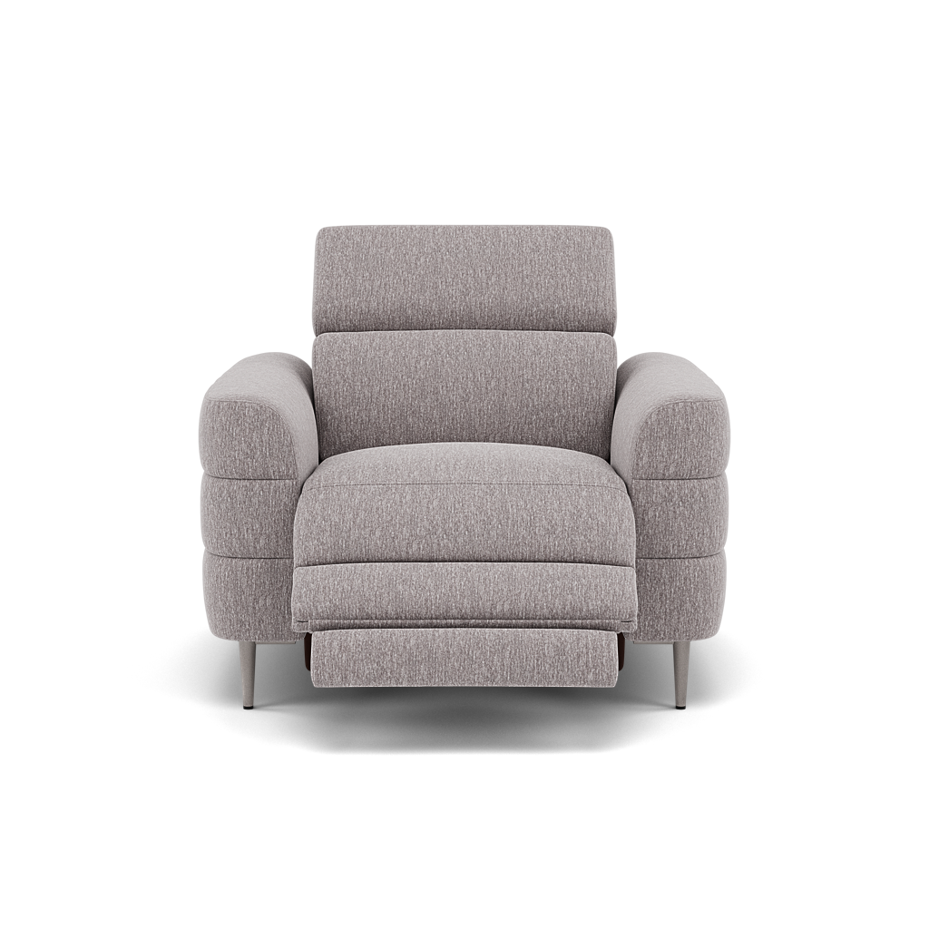 Hoy Recliner Armchair - Chair W/ Power Recliner W/ Power Headrest Fabric - Power with Power Headrest & USB Armchairs Sterling Home 9 KB-1291-UK Amigo Granite