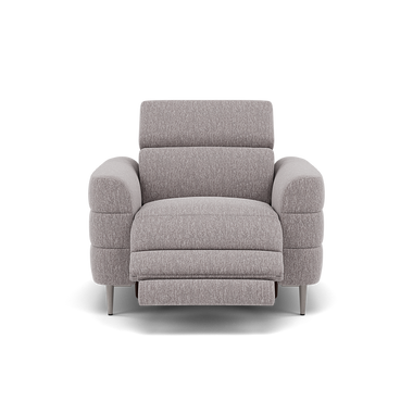 Hoy Recliner Armchair - Chair W/ Power Recliner W/ Power Headrest Fabric - Power with Power Headrest & USB Armchairs Sterling Home 9 KB-1291-UK Amigo Granite