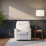 Parker Knoll Hudson Recliner Armchair - Power Recliner Plus with Headrest and Lumbar M Grade Leather - Power with Power Headrest, Lumbar & USB Sterling Home 2