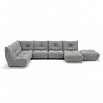 Comet Corner Sofa - Combination 1 - Corner Sofa Group With Footstool Fabric