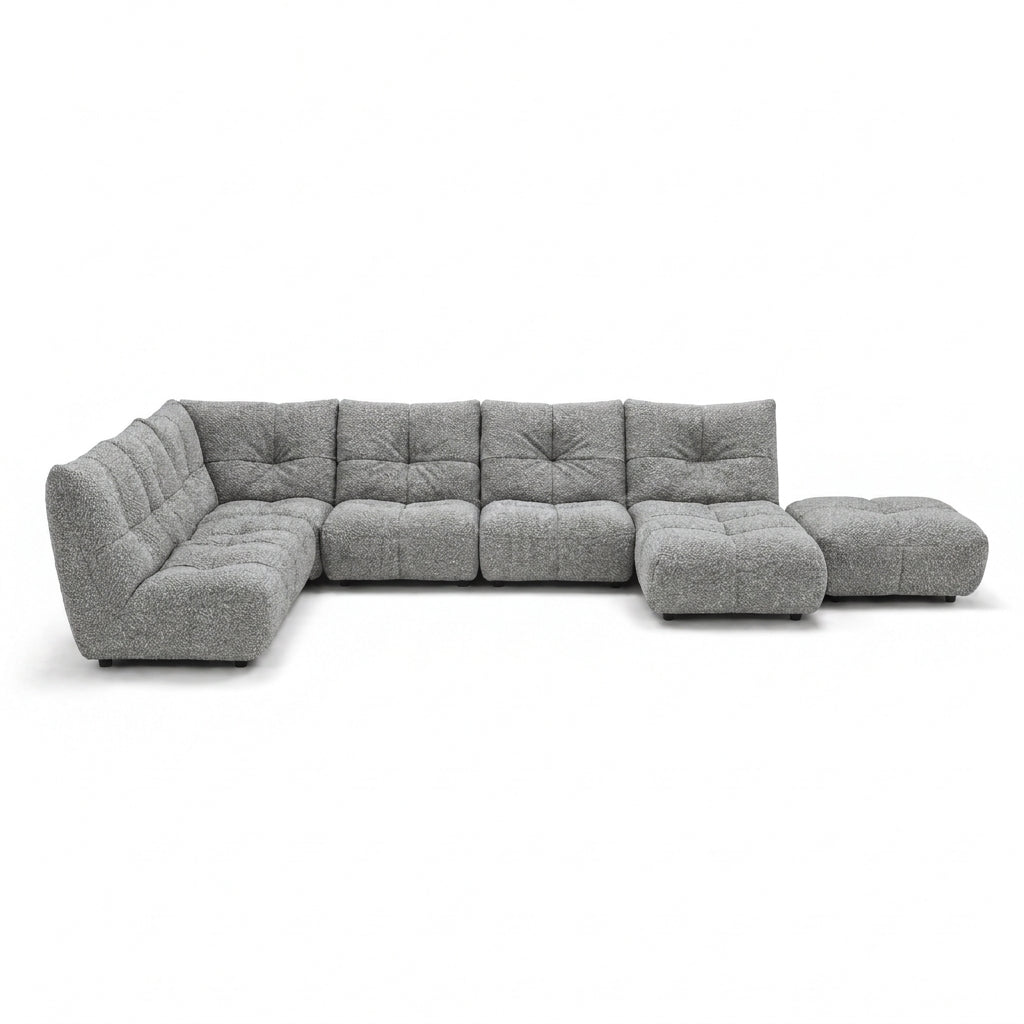 Comet Corner Sofa - Combination 1 - Corner Sofa Group With Footstool Fabric