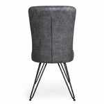Bourton Pair of Grey Dining Chairs - Dining Chair - Pair Grey