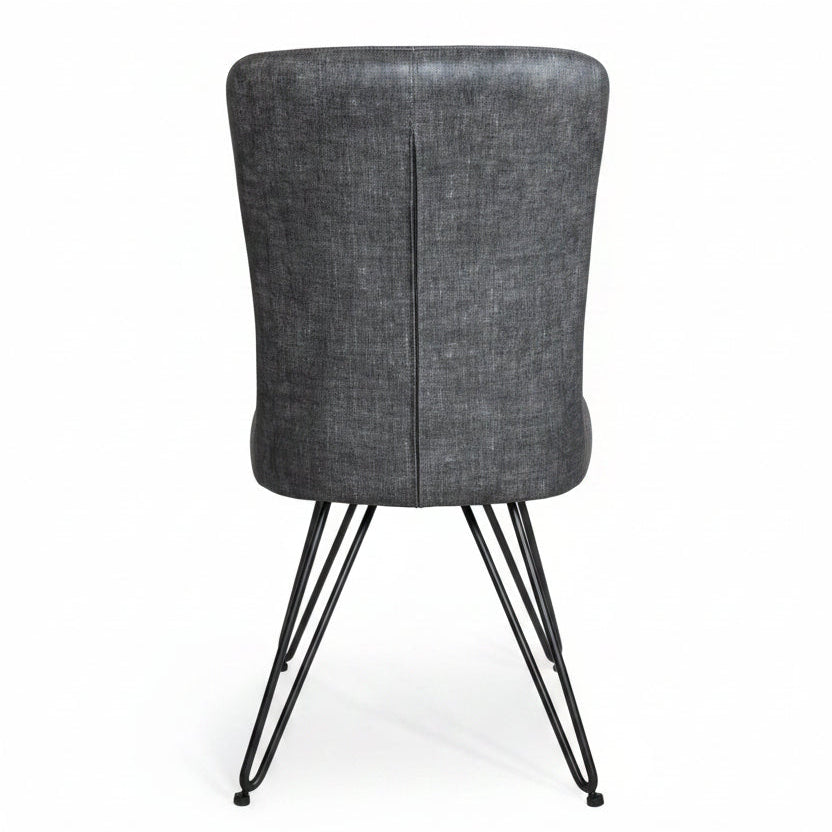 Bourton Pair of Grey Dining Chairs - Dining Chair - Pair Grey