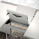 imperia Dining Table - Dining Table 160/210 x 95 cm White High Gloss Tables Sterling Home 5