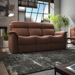 Cava Small Corner Recliner Sofa - Combination 4 1 Corner 2 with 2 Power Recliners Fabric - Left Hand Facing Sofas Sterling Home 2
