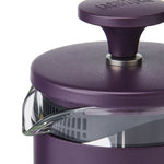 La Cafetiere Purple 3 Cup Pisa Cafetiere - LC Pisa Cafetiere 3 Cup Purple Wood Handle Sterling Home 3