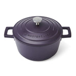 MasterClass Purple Cast Aluminium Large Casserole Dish - MC Cast Alu 4L Casserole Purple Sterling Home 2