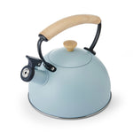 La Cafetiere Blue Whistling Kettle - LC Whistling Kettle Wood Handle Sky Blue 1.6L Sterling Home 2