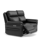 Juno 2 Seater Recliner Sofa - 2 Seater Power Recliner Sofa with USB Cat 55 - Power Recliner with USB — Cat-55/72 New Club Dark Grey, gallery image 1