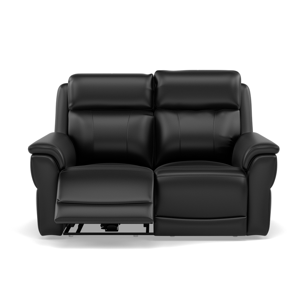 Juno 2 Seater Recliner Sofa - 2 Seater Power Recliner Sofa with USB Cat 60 - Power Recliner with USB 2 Seater Sofas Sterling Home 19 Cat-60/22 Montana Jet Black