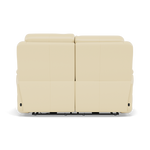 Juno 2 Seater Recliner Sofa - 2 Seater Power Recliner Sofa with USB Cat 60 - Power Recliner with USB — Cat-60/02 Montana Cool Cream, gallery image 2