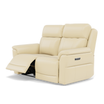 Juno 2 Seater Recliner Sofa - 2 Seater Power Recliner Sofa with USB Cat 60 - Power Recliner with USB — Cat-60/02 Montana Cool Cream, gallery image 3