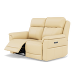 Juno 2 Seater Recliner Sofa - 2 Seater Power Recliner Sofa with USB Cat 60 - Power Recliner with USB — Cat-60/04 Montana Vanilla Cream, gallery image 3