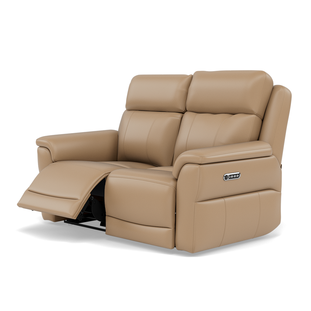 Juno 2 Seater Recliner Sofa - 2 Seater Power Recliner Sofa with USB Cat 60 - Power Recliner with USB — Cat-60/06 Montana Barley, gallery image 3