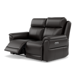 Juno 2 Seater Recliner Sofa - 2 Seater Power Recliner Sofa with USB Cat 60 - Power Recliner with USB — Cat-60/09 Montana Black Coffee, gallery image 3
